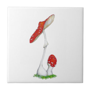 Azulejo Amanita muscaria
