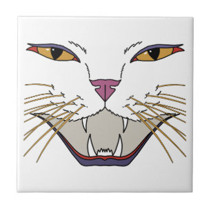 Azulejo Amante de gatos temperamental