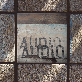 Azulejo Amante de la música audiófilo estilo loft de temát