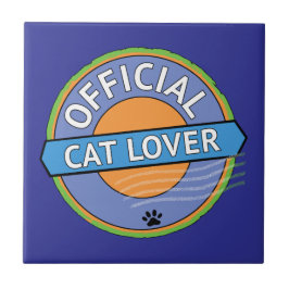 Azulejo Amante Oficial de Gatos