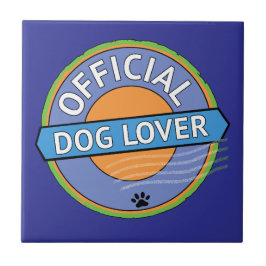 Azulejo Amante Oficial de Perros