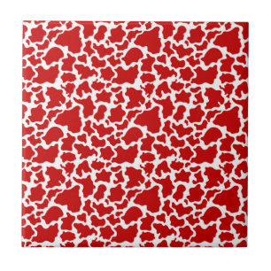 Azulejo Amantes de animales de granja color rojo piel de v