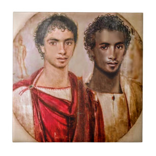 Azulejo Amantes de Fayum... Periodo romano Egipto