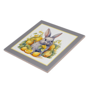 Azulejo amantes de la cocina de limón limón