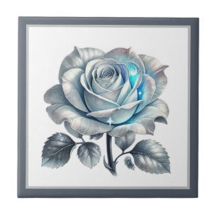 Azulejo Amantes de la rosa de Fantasía Hermosa