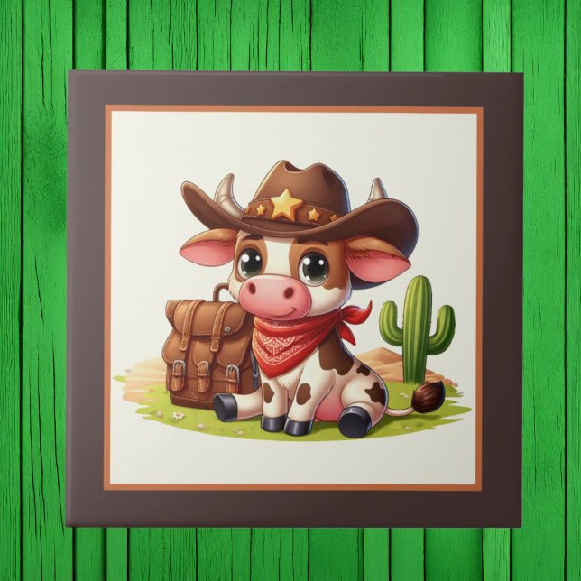 Azulejo Amantes de las vacas occidentales (Subido por el creador)