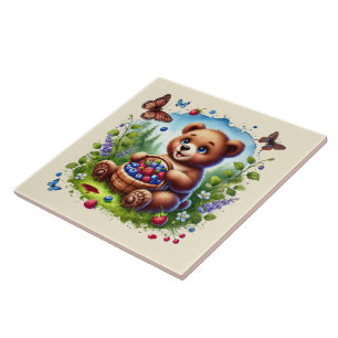 Azulejo Amantes de los osos de los bosques