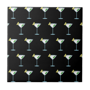 Azulejo Amantes de Martini Copa de cóctel Barman Alcohol