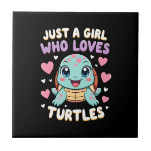Azulejo Amantes De Tortugas Reptiles Marinos Solo Una Chic