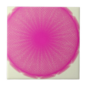 Azulejo amantes del color rosa