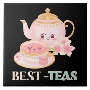Azulejo Amantes del Té Mejor-Tés