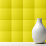 Azulejo Amarillo brillante sólido<br><div class="desc">Diseño amarillo canario brillante de color sólido.</div>