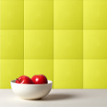 Azulejo Amarillo de daffodil sólido<br><div class="desc">Diseño de color sólido de color amarillo fodil.</div>