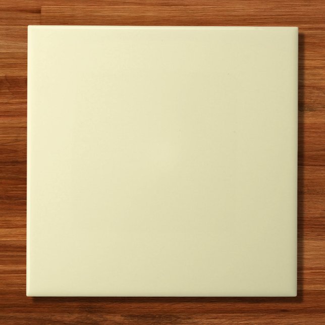 Azulejo Amarillo Mantequilla Color Sólido (Subido por el creador)