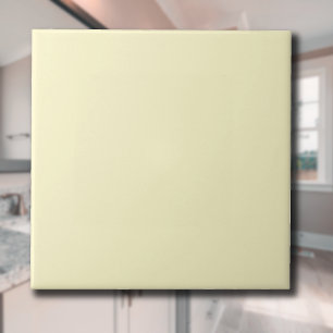 Azulejo Amarillo Pastel Color Sólido   Clásico   Elegante
