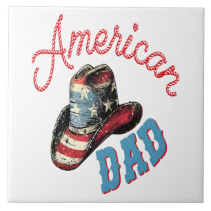 Azulejo American Dad Vaquero 