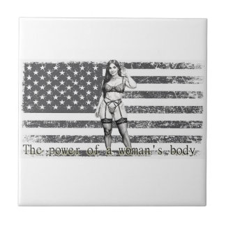 Azulejo American woman