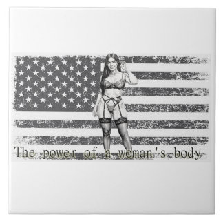 Azulejo American woman