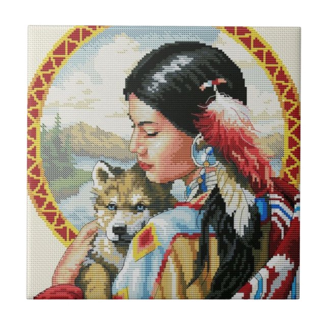 Azulejo Americano nativo (Frente)