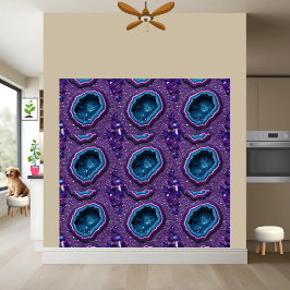 Azulejo Amethyst Geode Crystal Tile