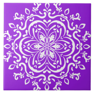 Azulejo Amethyst Mandala