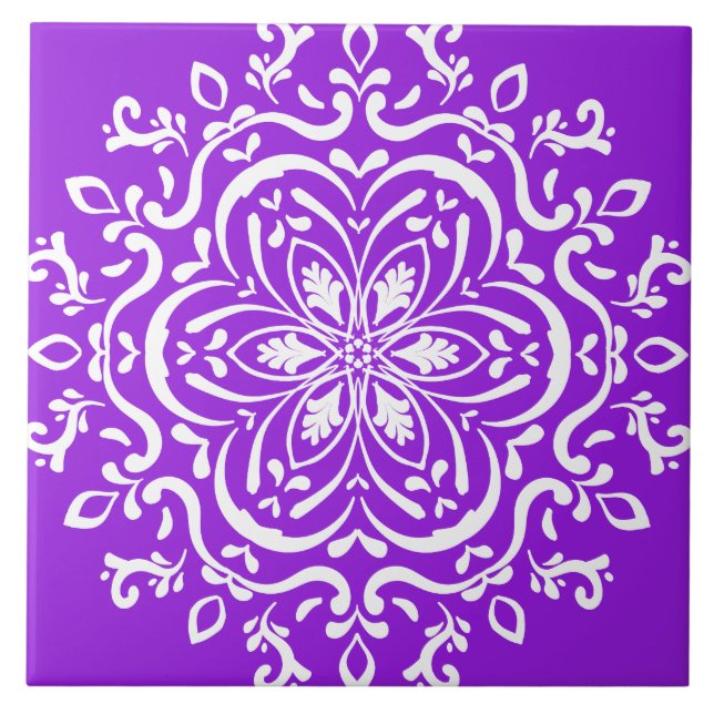 Azulejo Amethyst Mandala (Frente)