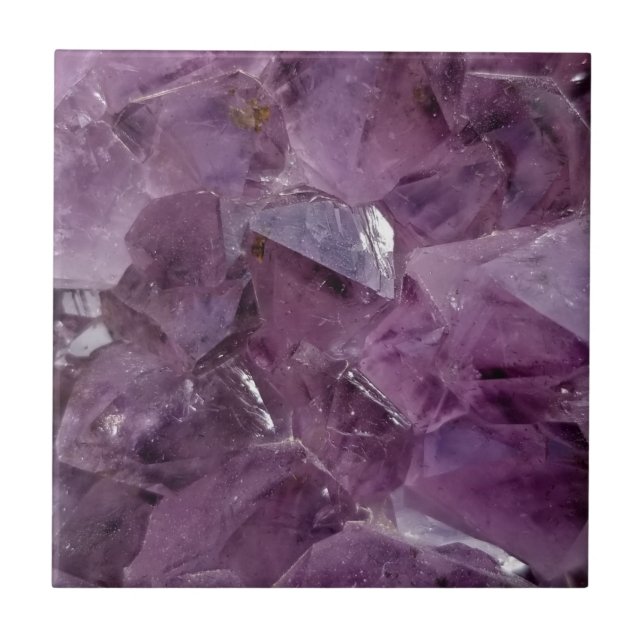 Azulejo Amethyst Photo Ceramic Tile (Frente)