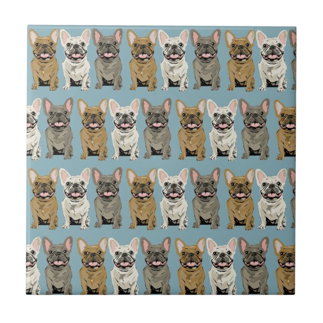 Azulejo Amigos Frenchie (Frente)