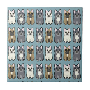 Azulejo Amigos Frenchie