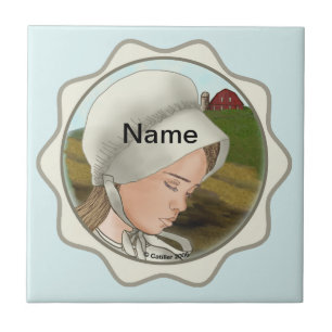 Azulejo Amish Chica Bonnet