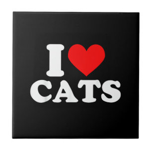 Azulejo Amo a los Gatos - Amo a los Gatos Me Encantan los 