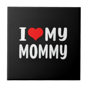 Azulejo Amo a mi Mami Divertido para Mamá Mama