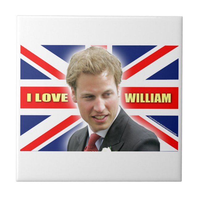 Azulejo Amo a William (Frente)