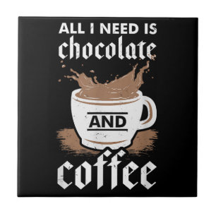 Azulejo Amo El Chocolate Y El Café