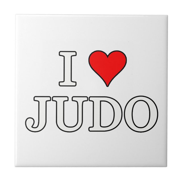 Azulejo Amo el Judo (Frente)