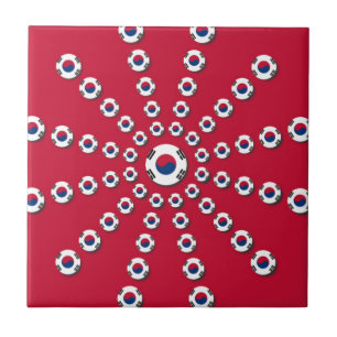 Azulejo Amo el Rojo