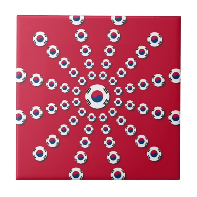 Azulejo Amo el Rojo (Frente)