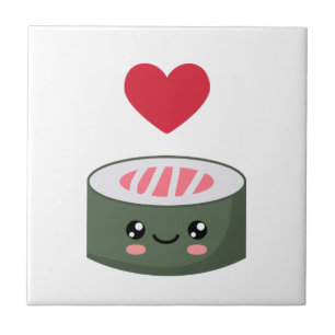 Azulejo Amo el sushi
