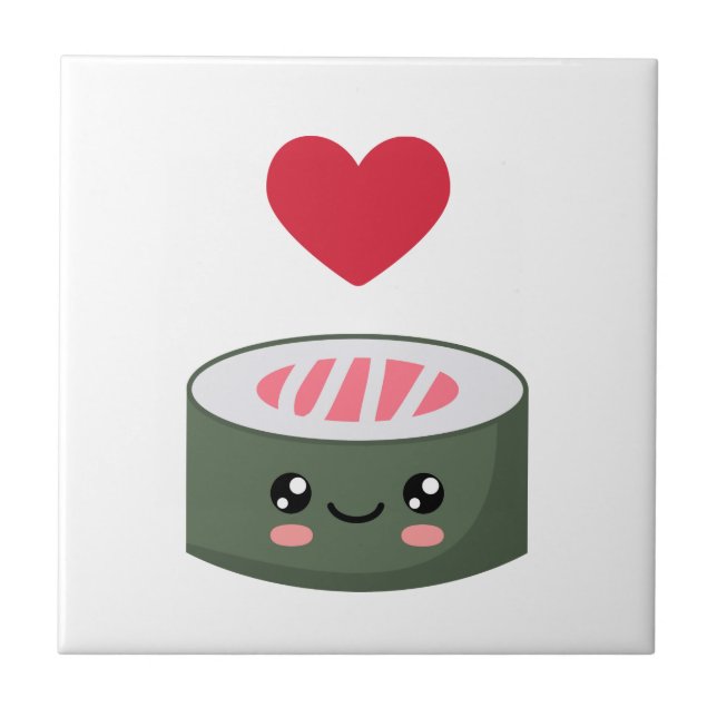 Azulejo Amo el sushi (Frente)