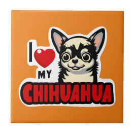Azulejo Amo mi Chihuahua