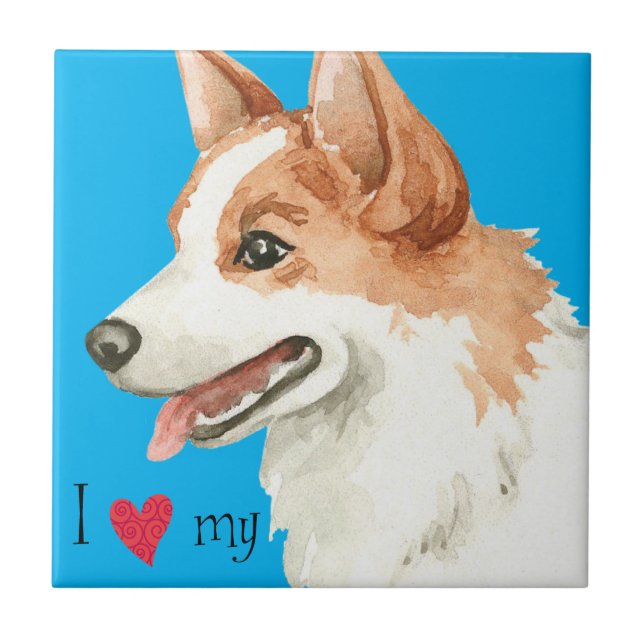 Azulejo Amo mis Norrbottenspets (Frente)