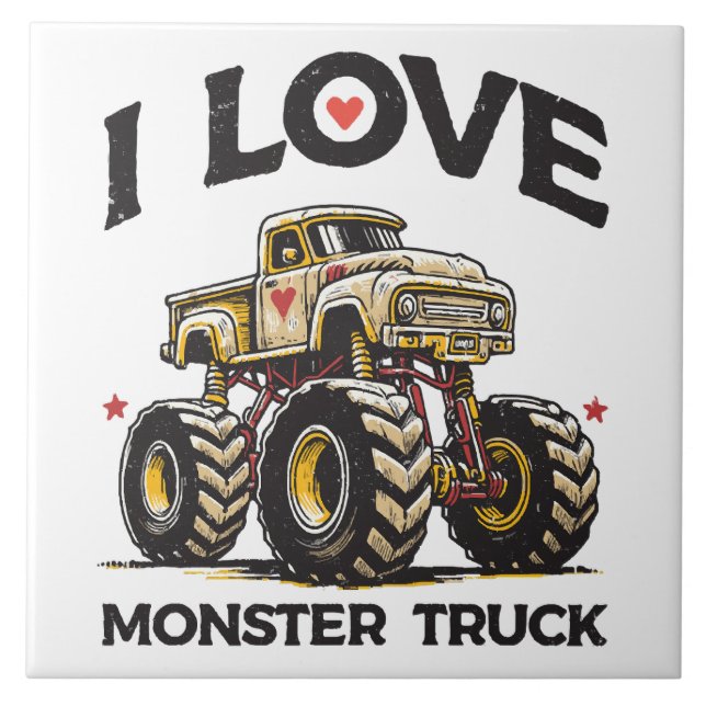 Azulejo Amo Monster Truck (Frente)