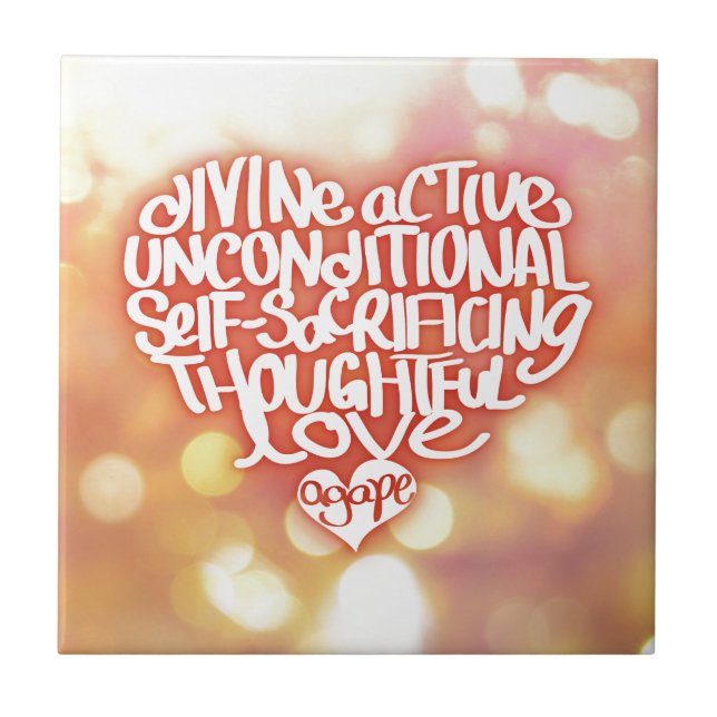 Azulejo Amor boquiabierto (Frente)