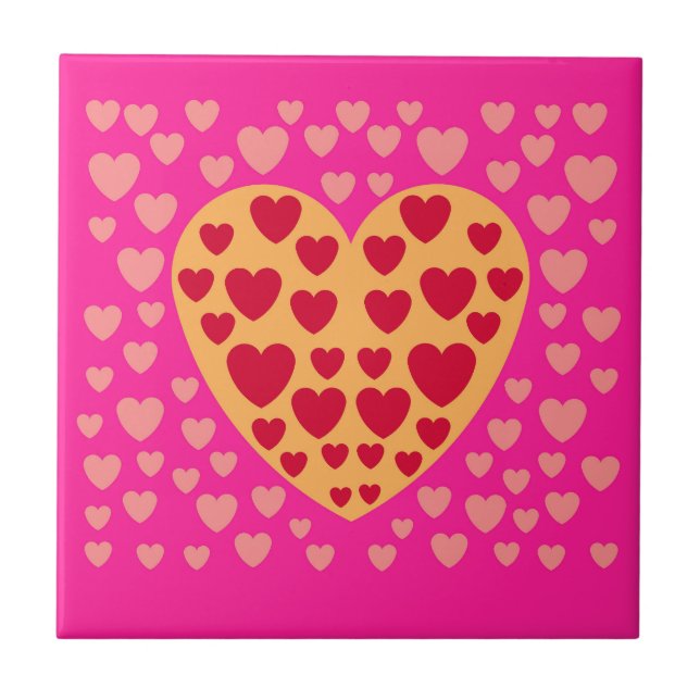 AZULEJO AMOR COLORÍFICO COLORÍFICO ALARMA CERAMICA (Frente)