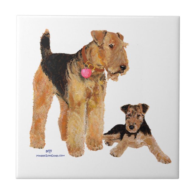 Azulejo Amor de Cachorro San Valentín (Frente)