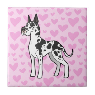 Azulejo Amor de great dane (cosechado)