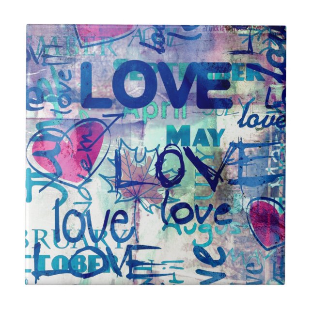 Azulejo Amor de la pintada (Frente)
