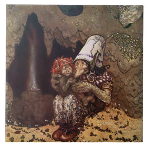 Azulejo “Amor de Madre” de John Bauer