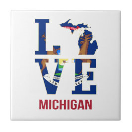 Azulejo Amor del estado de Michigan