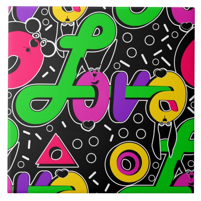 Azulejo Amor, El día de San Valentín (Frente)